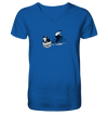 Radanhänger Pandabär - Mens Organic V-Neck Shirt