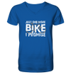 Just one More Bike I Promise! - Mens Organic V-Neck Shirt