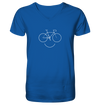 Just Smile - Fahrrad - Mens Organic V-Neck Shirt