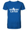 Ski you later - Mens Organic V-Neck Shirt