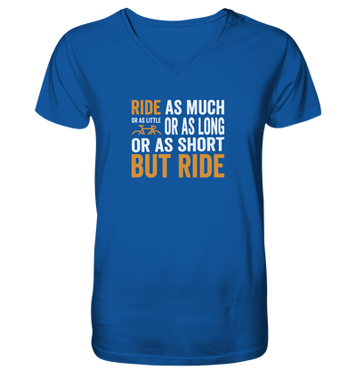 But Ride - Mens Organic V-Neck Shirt