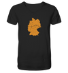 Herzschlag Berge - Deutschland - Mens Organic V-Neck Shirt