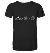 Just Smile - Mens Organic V-Neck Shirt