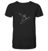 Jump! Snowboard - Mens Organic V-Neck Shirt