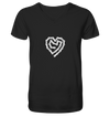 Herz Fahrradkette - Mens Organic V-Neck Shirt