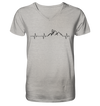 Herzschlag Rennrad - Mens Organic V-Neck Shirt