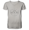 Circle Of Freedom - Mens Organic V-Neck Shirt