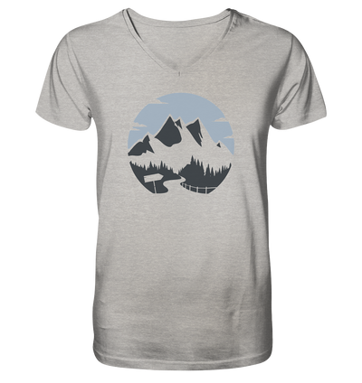 Wenn die Berge rufen - Mens Organic V-Neck Shirt
