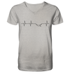 Herzschlag Hängematte - Mens Organic V-Neck Shirt