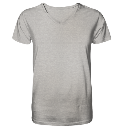 Ich bin dann mal in den Bergen - Mens Organic V-Neck Shirt - Wunschtext