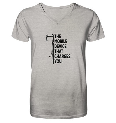 The Mobile Device That Charges You - Mens Organic V-Neck Shirt