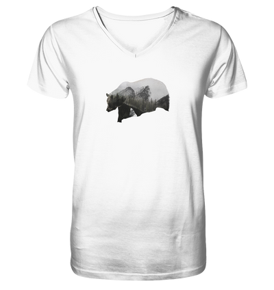 Grizzley - Mens Organic V-Neck Shirt