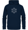 Schneeflocken Mandala - Organic Fashion Hoodie