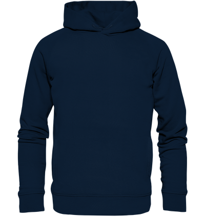 Aussicht mit unserem Hund - Organic Fashion Hoodie - Wunschtext