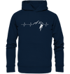 Herzschlag Klettern - Organic Fashion Hoodie