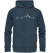 Herzschlag Snowboarden - Organic Fashion Hoodie