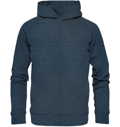 Aussicht mit unserem Hund - Organic Fashion Hoodie - Wunschtext