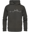 Herzschlag Mountainbike & Ski - Organic Fashion Hoodie - Wunschtext