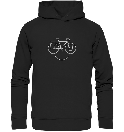 Just Smile - Trekking Fahrrad - Organic Fashion Hoodie