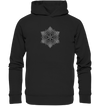 Schneeflocken Mandala - Organic Fashion Hoodie