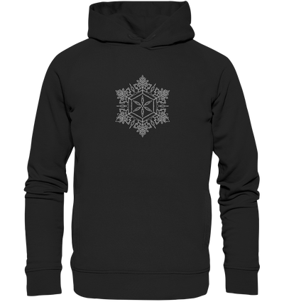 Schneeflocken Mandala - Organic Fashion Hoodie