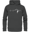 Herzschlag Klettern - Organic Fashion Hoodie