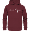 Herzschlag Klettern - Organic Fashion Hoodie