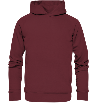 Aussicht mit unserem Hund - Organic Fashion Hoodie - Wunschtext