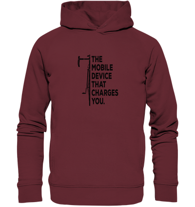 The Mobile Device That Charges You - Organic Fashion Hoodie