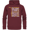 Ja, 305km - Organic Fashion Hoodie