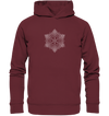 Schneeflocken Mandala - Organic Fashion Hoodie