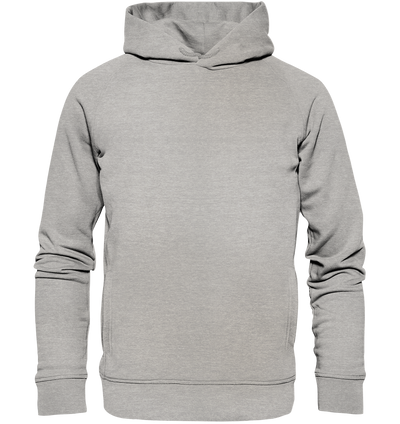 Aussicht mit unserem Hund - Organic Fashion Hoodie - Wunschtext