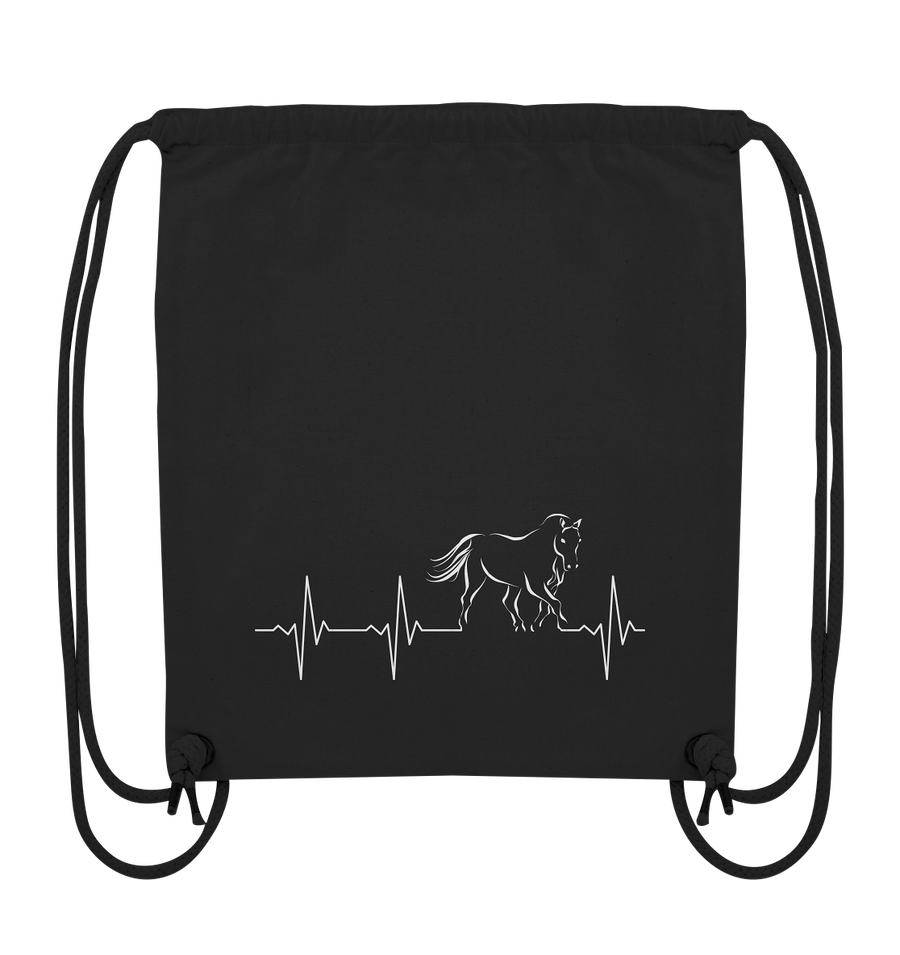 Herzschlag Pferd - Organic Gym Bag