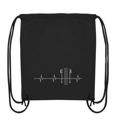 Herzschlag Skifahren - Organic Gym Bag