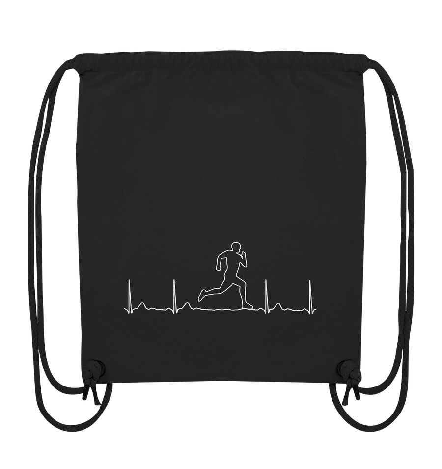 Herzschlag Läufer - Organic Gym Bag