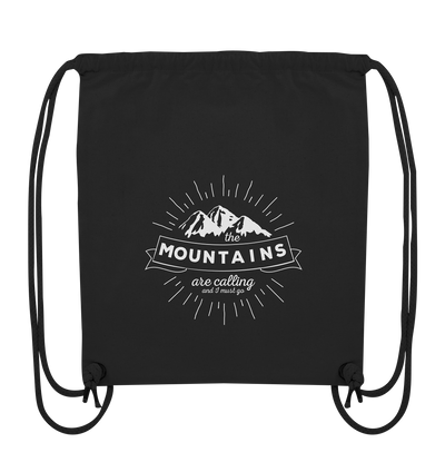Mountains are Calling - Organic Gym Bag