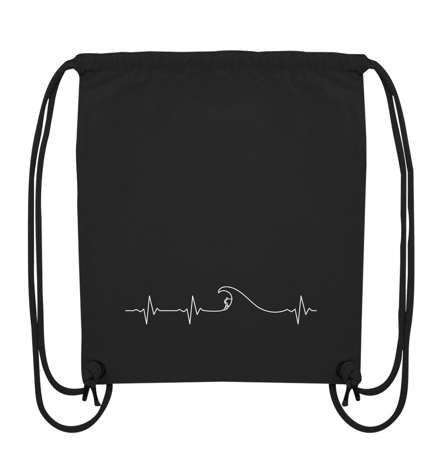 Herzschlag Surfen - Organic Gym Bag