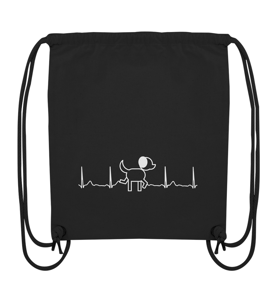 Herzschlag Hund - Organic Gym Bag