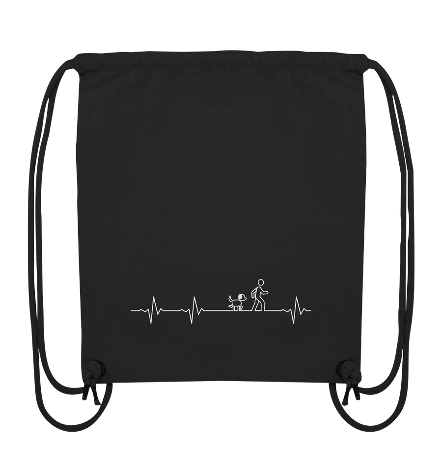 Herzschlag Hund - Organic Gym Bag