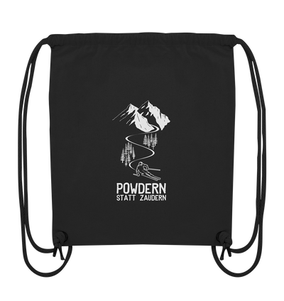 Powdern statt zaudern - Ski - Organic Gym Bag