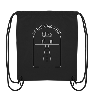 On The Road - Organic Gym Bag - Wunschtext
