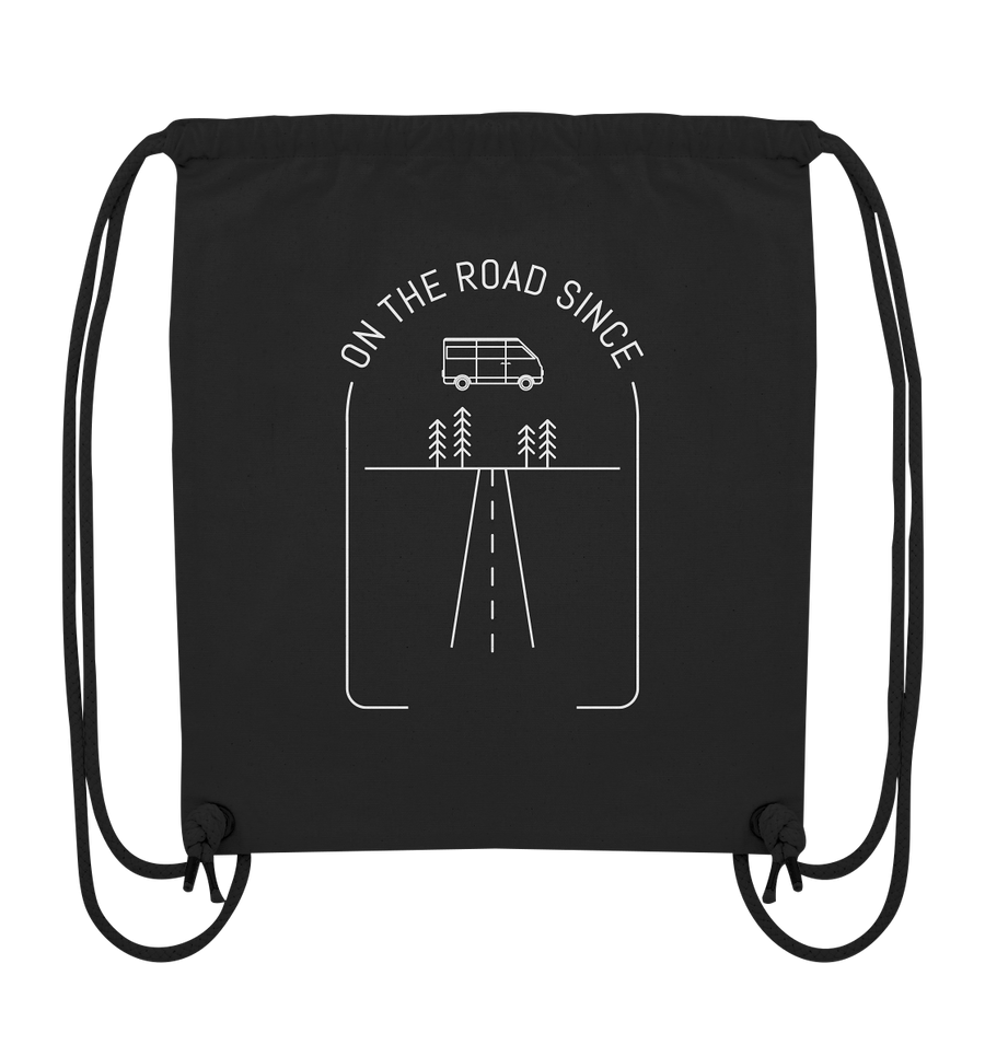 On The Road - Organic Gym Bag - Wunschtext