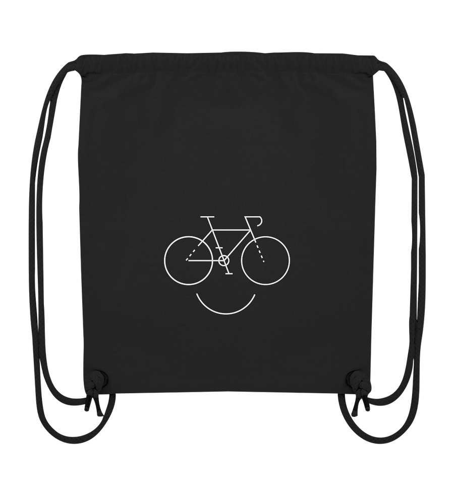 Just Smile - Fahrrad - Organic Gym Bag
