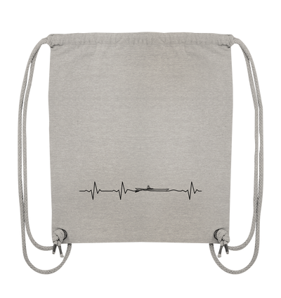 Herzschlag Rudern - Organic Gym Bag