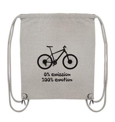 0% Emission 100% Emotion - Organic Gym Bag