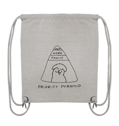 erste Priorität: Hund - Organic Gym Bag