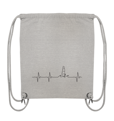 Herzschlag Windsurfer - Organic Gym Bag