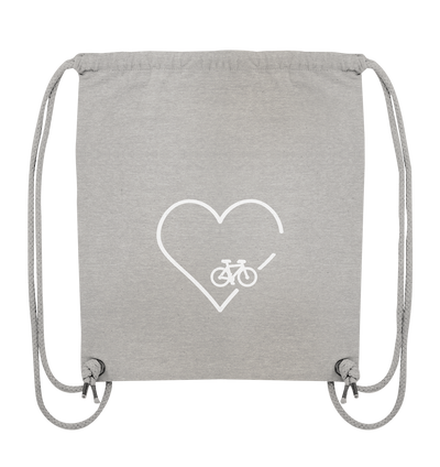 Fahrradliebe - Organic Gym Bag - Wunschtext