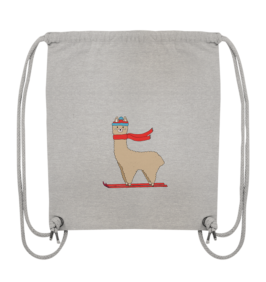 Alpaca fährt Ski - Organic Gym Bag