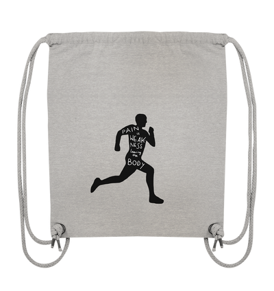 Runner Man Pain - Organic Gym Bag